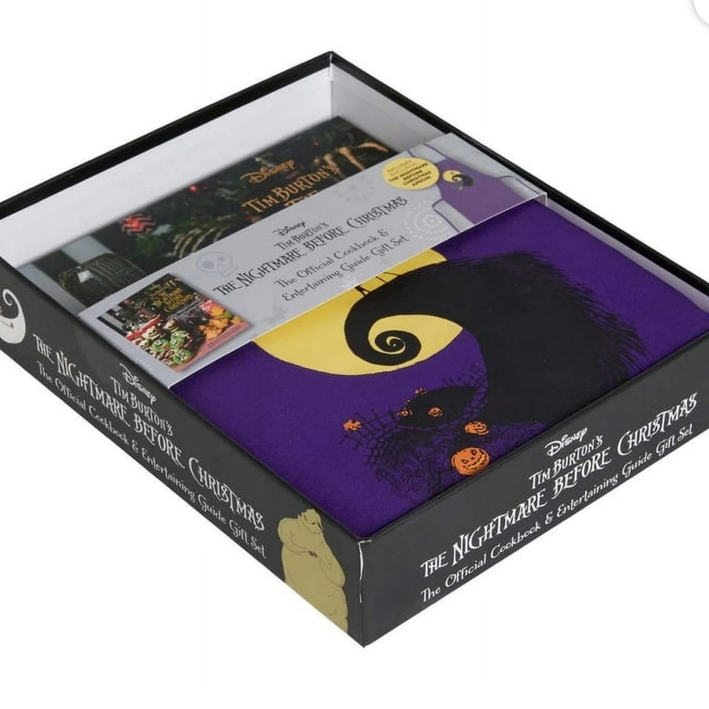 Disney The Nightmare Before Christmas Gift Set: cookbook and apron
